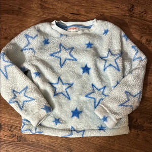 Cat & Jack Blue Star Fleece Top